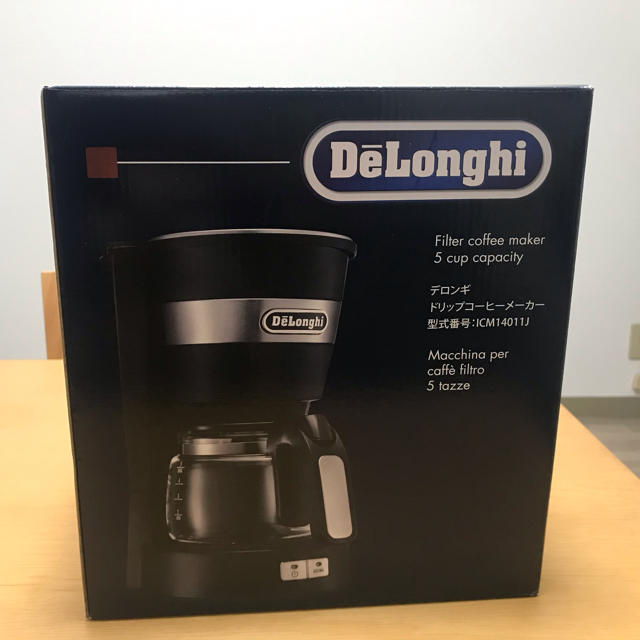 DeLonghi(デロンギ)のデロンギ ICM14011J ドリップコーヒーメーカー　 スマホ/家電/カメラの調理家電(コーヒーメーカー)の商品写真