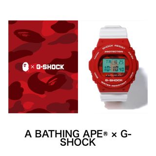 アベイシングエイプ(A BATHING APE)のAPE×Gショック(腕時計(デジタル))