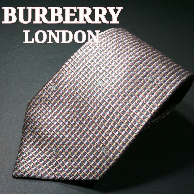 BURBERRY(バーバリー)の【美品 】BURBERRY LONDON チェック ネクタイ ホースマーク メンズのファッション小物(ネクタイ)の商品写真