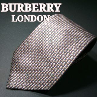 バーバリー(BURBERRY)の【美品 】BURBERRY LONDON チェック ネクタイ ホースマーク(ネクタイ)