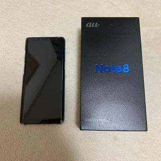 ギャラクシー(Galaxy)のau galaxy Note8 SCV37 simフリー(スマートフォン本体)