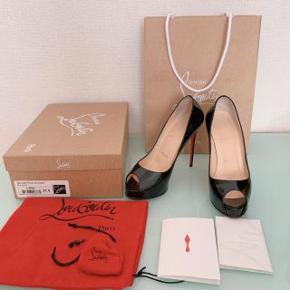 クリスチャンルブタン(Christian Louboutin)の[美品]クリスチャンルブタン　パテント　37.5(ハイヒール/パンプス)