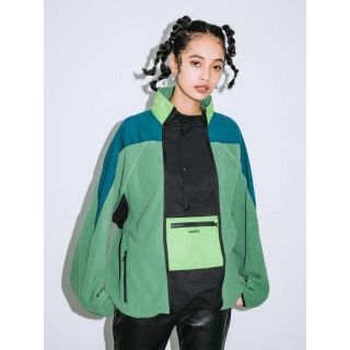 エックスガール(X-girl)の【X-girl】FLEECE PULLOVER JACKET(その他)