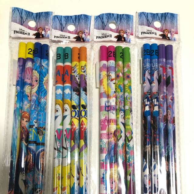 Disney(ディズニー)のアナと雪の女王　2B鉛筆8種各2本　16本セット インテリア/住まい/日用品の文房具(その他)の商品写真