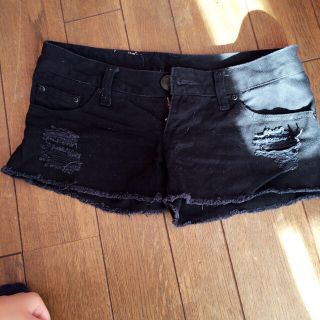 ショートパンツ 黒(ショートパンツ)