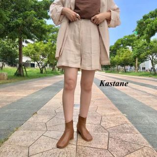 カスタネ(Kastane)の新品 カスタネ   リネンショートパンツ(ショートパンツ)