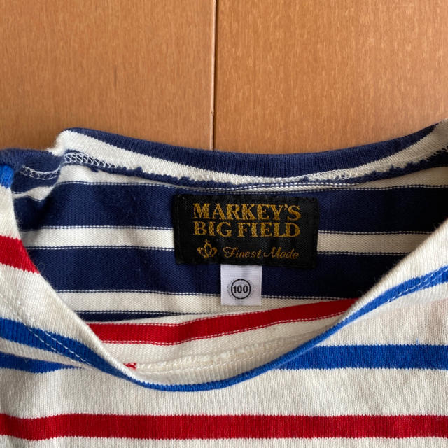 MARKEY'S(マーキーズ)のMARKEY'S  長袖ボーダーカットソー　100サイズ キッズ/ベビー/マタニティのキッズ服男の子用(90cm~)(Tシャツ/カットソー)の商品写真