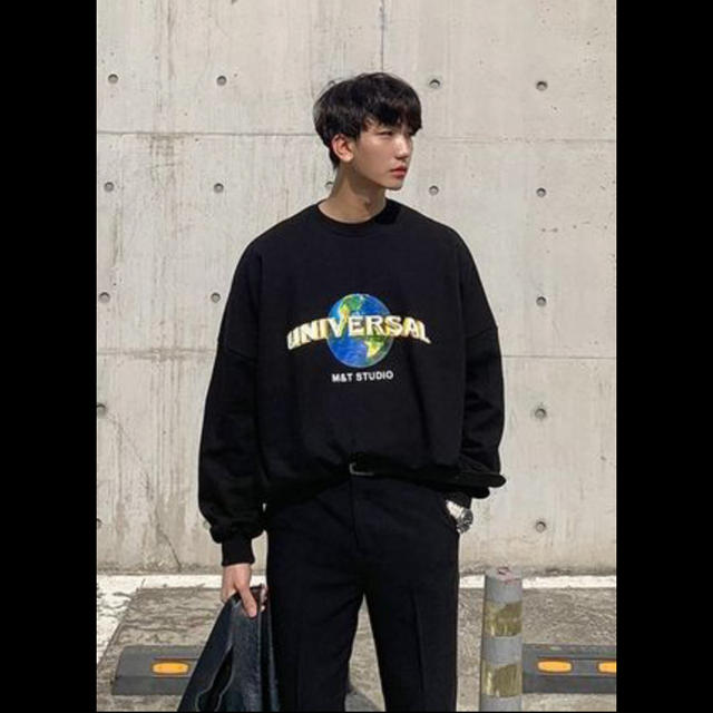 ZARA(ザラ)のASCLO ルーズフィットトレーナー エジュクロ メンズのトップス(スウェット)の商品写真