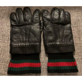 グッチ(Gucci)の【 SALE】GUCCI メンズレザー手袋(手袋)