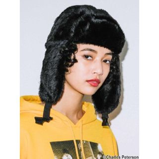 エックスガール(X-girl)の【X-girl】FUR FLIGHT CAP(キャップ)