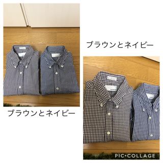 Bshopで購入したのギンガムチェックシャツ2点セット(シャツ)