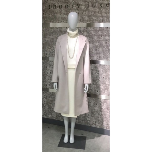 超目玉 最終価格❤️Theory luxe 19AW ノーカラーコート 定価8.7万円