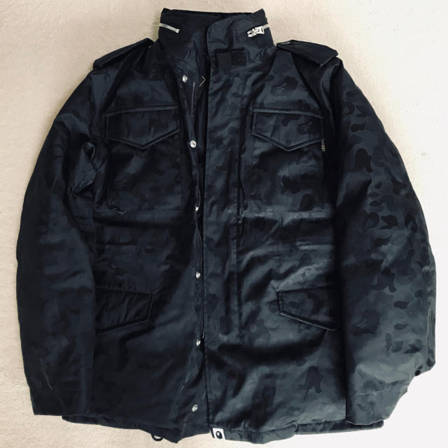 APE ゴアテックス M-65 ダウン ジャケット 限定 美品