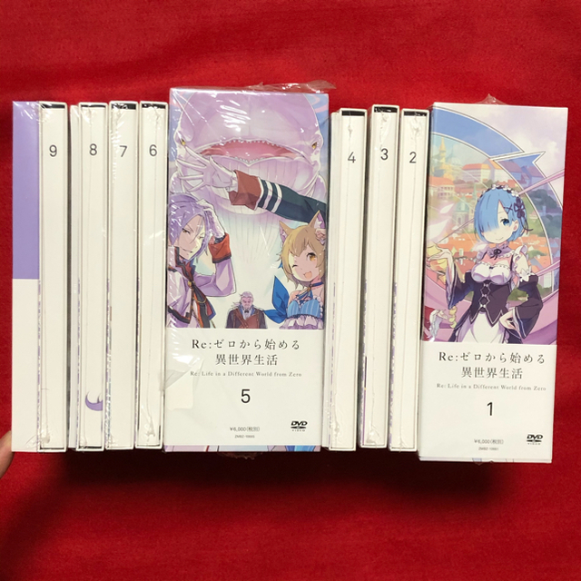 【ほぼ新品】Re:ゼロから始める異世界生活　DVD-BOX 全巻セット