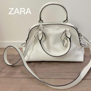 ザラ(ZARA)のお値下げ【ZARA】バッグ＊２way＊ホワイト(ショルダーバッグ)