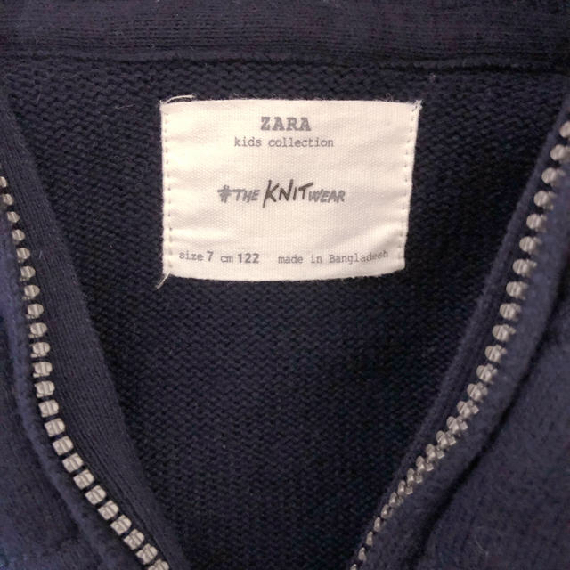 ZARA KIDS(ザラキッズ)のZARAニットカーディガン キッズ/ベビー/マタニティのキッズ服男の子用(90cm~)(カーディガン)の商品写真