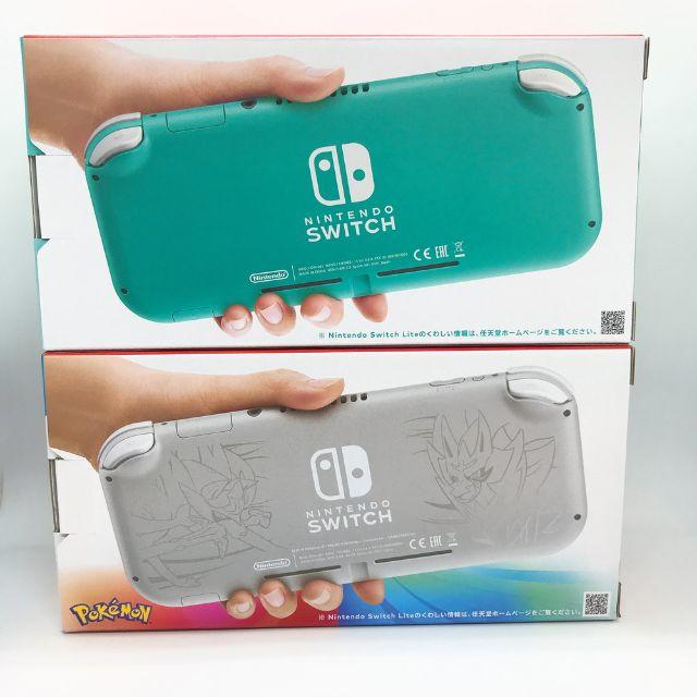 Nintendo Switch(ニンテンドースイッチ)の【印無】ニンテンドースイッチ Lite セット ザシアン・ザマゼンタ＆ターコイズ エンタメ/ホビーのゲームソフト/ゲーム機本体(携帯用ゲーム機本体)の商品写真