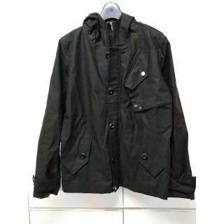 ジョンブル(JOHNBULL)の美品 Johnbull ジョンブル フード コート メンズ 黒 M 春 秋 冬(モッズコート)