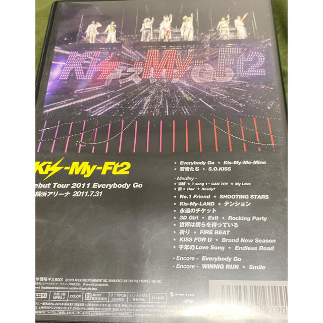 Kis-My-Ft2(キスマイフットツー)のキスマイ Debut Tour DVD エンタメ/ホビーのタレントグッズ(アイドルグッズ)の商品写真