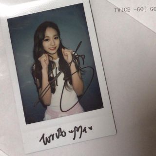 TWICE ツウィサイン入りチェキの通販 by リ|ラクマ