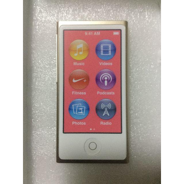 Apple(アップル)の●iPod nano 第7世代 本体 16GB シルバー 新品 純正ケーブル● スマホ/家電/カメラのオーディオ機器(ポータブルプレーヤー)の商品写真