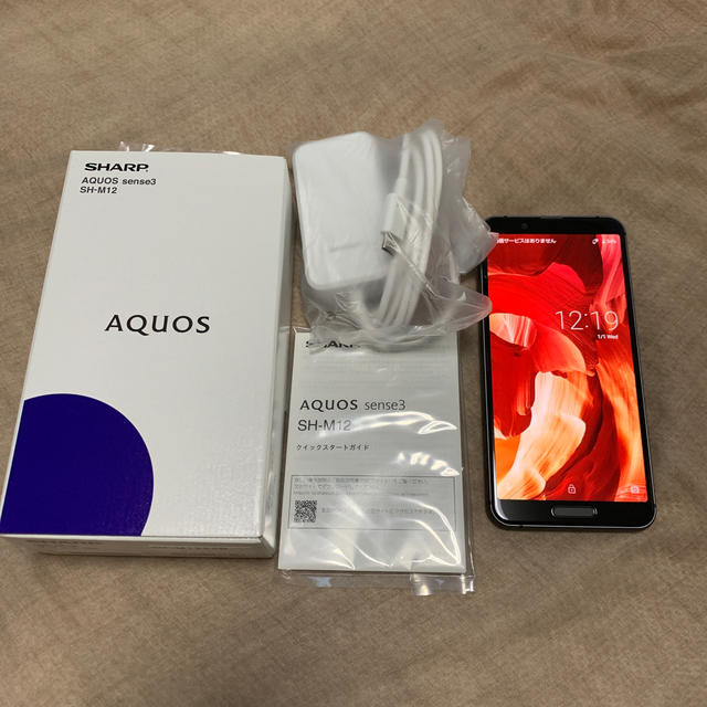 高評価好評AQUOS - AQUOS sense3 SH-M12 ブラック SIMフリーの通販 by ... AQUOS sense3 SH-M12 新品 本体 Simフリー