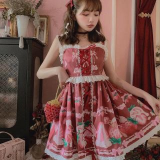 アンジェリックプリティー(Angelic Pretty)のbobon21  ストロベリーワンピース(ミニワンピース)