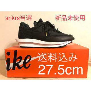 ナイキ(NIKE)の送料込み　27.5  Nike sacai ld waffle black(スニーカー)