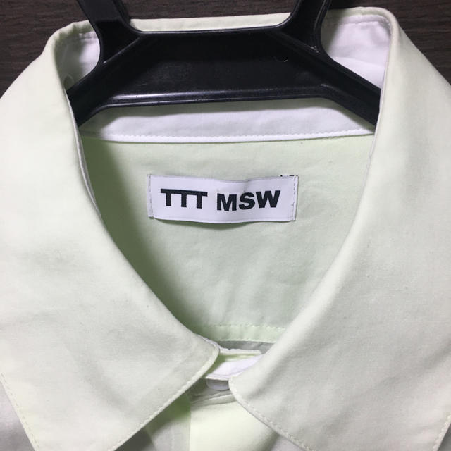 ALLEGE(アレッジ)のTTT_mws 19aw シャツ　ライム メンズのトップス(シャツ)の商品写真