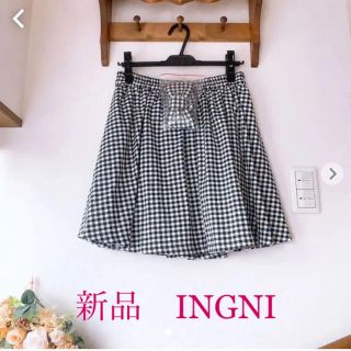 イング(INGNI)の新品 未使用　INGNI リボン付きスカート(ひざ丈スカート)