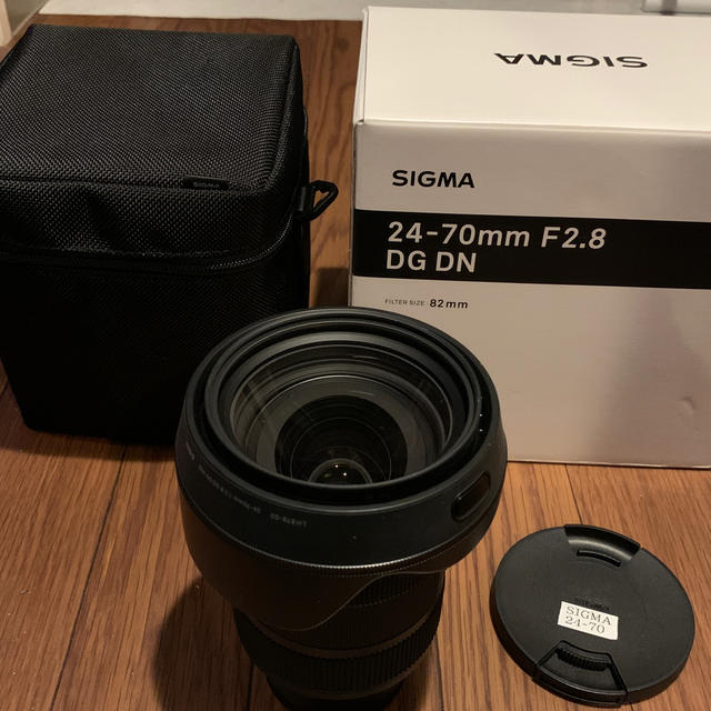 SONY(ソニー)のSIGMA 24-70mm F2.8 DG DN ソニーEマウント 中古美品 スマホ/家電/カメラのカメラ(レンズ(ズーム))の商品写真