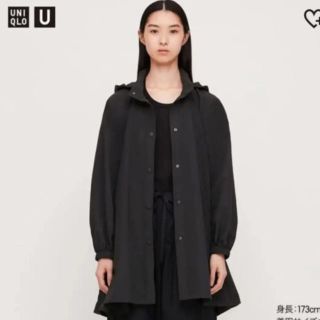 ユニクロ(UNIQLO)の★オンライン完売品★ユニクロユー　スタンドカラーAラインコート　Lサイズ(スプリングコート)