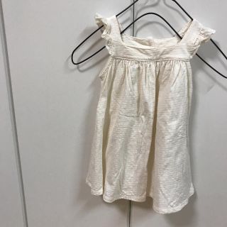 baby gap フリルワンピース　6〜12m(ワンピース)