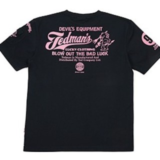 テッドマン(TEDMAN)のﾃｯﾄﾞﾏﾝ/Tｼｬﾂ/黒/tdss-512/ｶﾐﾅﾘﾓｰﾀｰｽ(Tシャツ/カットソー(半袖/袖なし))