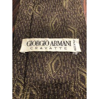 ジョルジオアルマーニ(Giorgio Armani)の【GIORGIO ARMANI】美品 ネクタイ 大人の印象(ネクタイ)