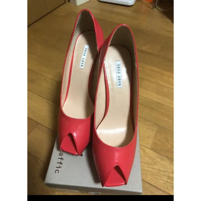 ピンクのオープントゥー レディースの靴/シューズ(ハイヒール/パンプス)の商品写真