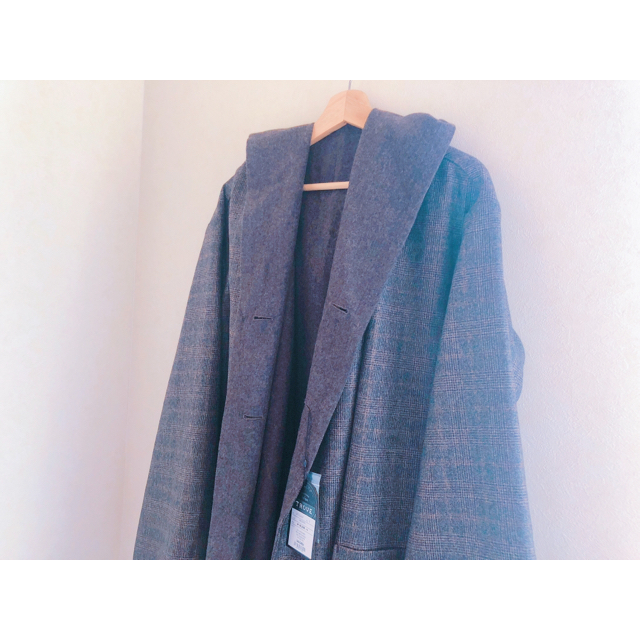 SUNSEA(サンシー)のTROVE 2019AW / KANGAS HOODED COAT  メンズのジャケット/アウター(チェスターコート)の商品写真