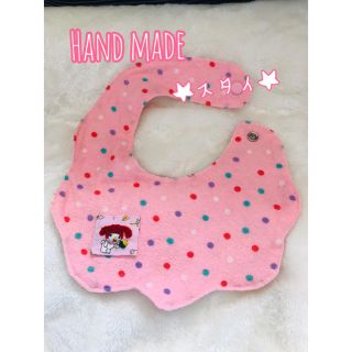 マイメロディ(マイメロディ)のハンドメイド★スタイ新品★マイメロ★(ベビースタイ/よだれかけ)