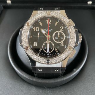 ウブロ(HUBLOT)の【ネット上最安値】HUBLOT ビッグバン　純正ダイヤ　(腕時計(アナログ))