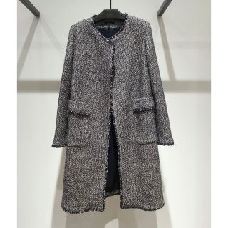 セオリー(theory)のTheory 18SS ツイードコート 定価7.5万円(ロングコート)