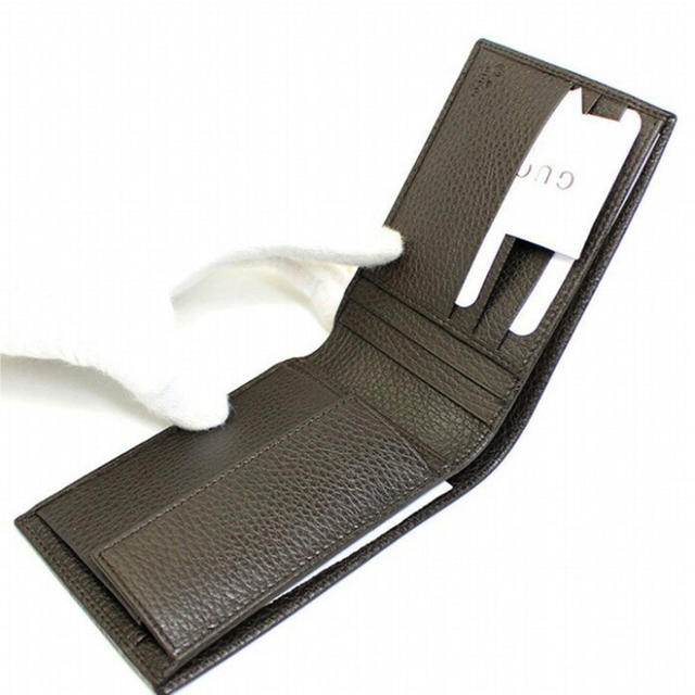 Gucci - GUCCI グッチ 財布 折りたたみ ベージュ ロゴ 【新品・未使用
