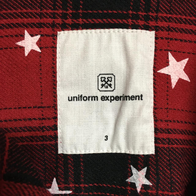 uniform experiment(ユニフォームエクスペリメント)のUE STAR PRINT OMBRE CHECK B.D SHIRT メンズのトップス(シャツ)の商品写真