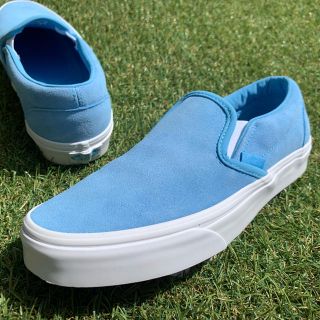 ヴァンズ(VANS)のUS企画！美品23 VANS ヴァンズ スリッポン スエード D453(スニーカー)