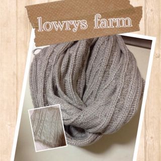 ローリーズファーム(LOWRYS FARM)のlowrys farm＊ケーブルスヌード(マフラー/ショール)