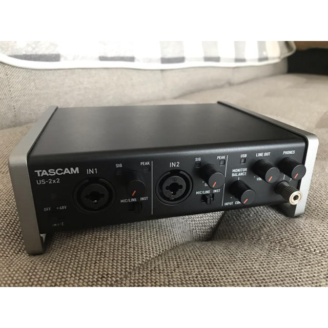 TASCAM USBオーディオ/MIDIインターフェース US-2x2-CU