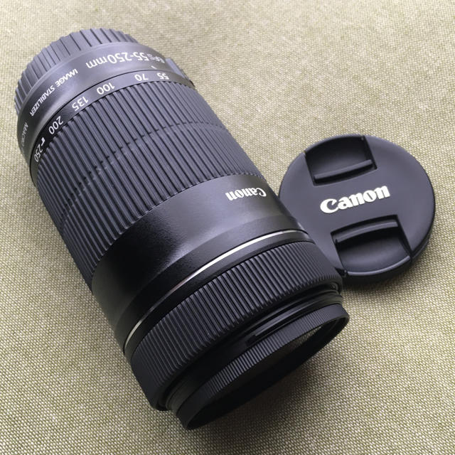 canon望遠ズームレンズ　EF-S55-250mm F4-5.6 IS STM