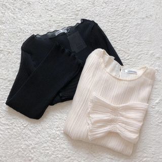 ナチュラルクチュール(natural couture)のうさき様専用♡natural couture♡シャーリングブラウス(シャツ/ブラウス(長袖/七分))