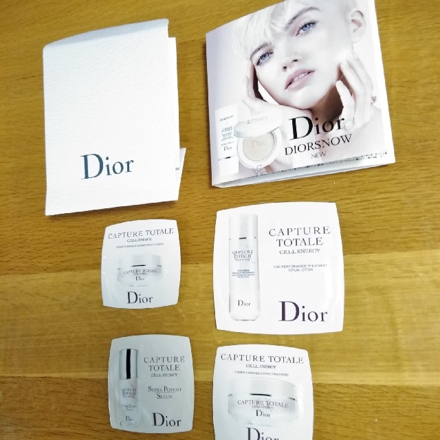 Dior(ディオール)のDior★スノー★カプチュール★サンプル 6点 コスメ/美容のキット/セット(サンプル/トライアルキット)の商品写真