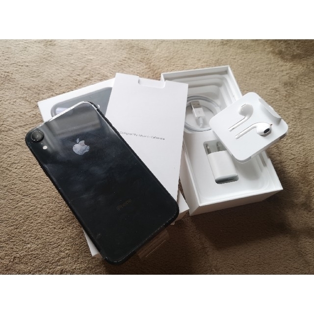 新品　iPhone XR 128GB BLACK SIMフリー SIMロック解除