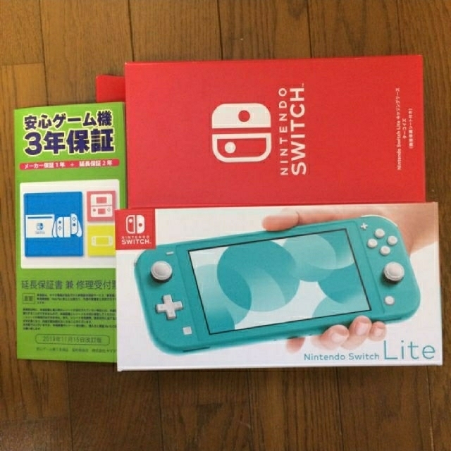 Nintendo switch lite ＋あつまれどうぶつの森、延長保証付